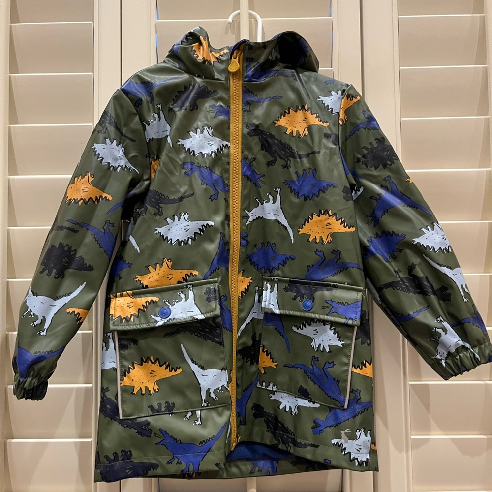 JOULES
Boy's Skipper Dinosaur Water-Resistant Rain Coat